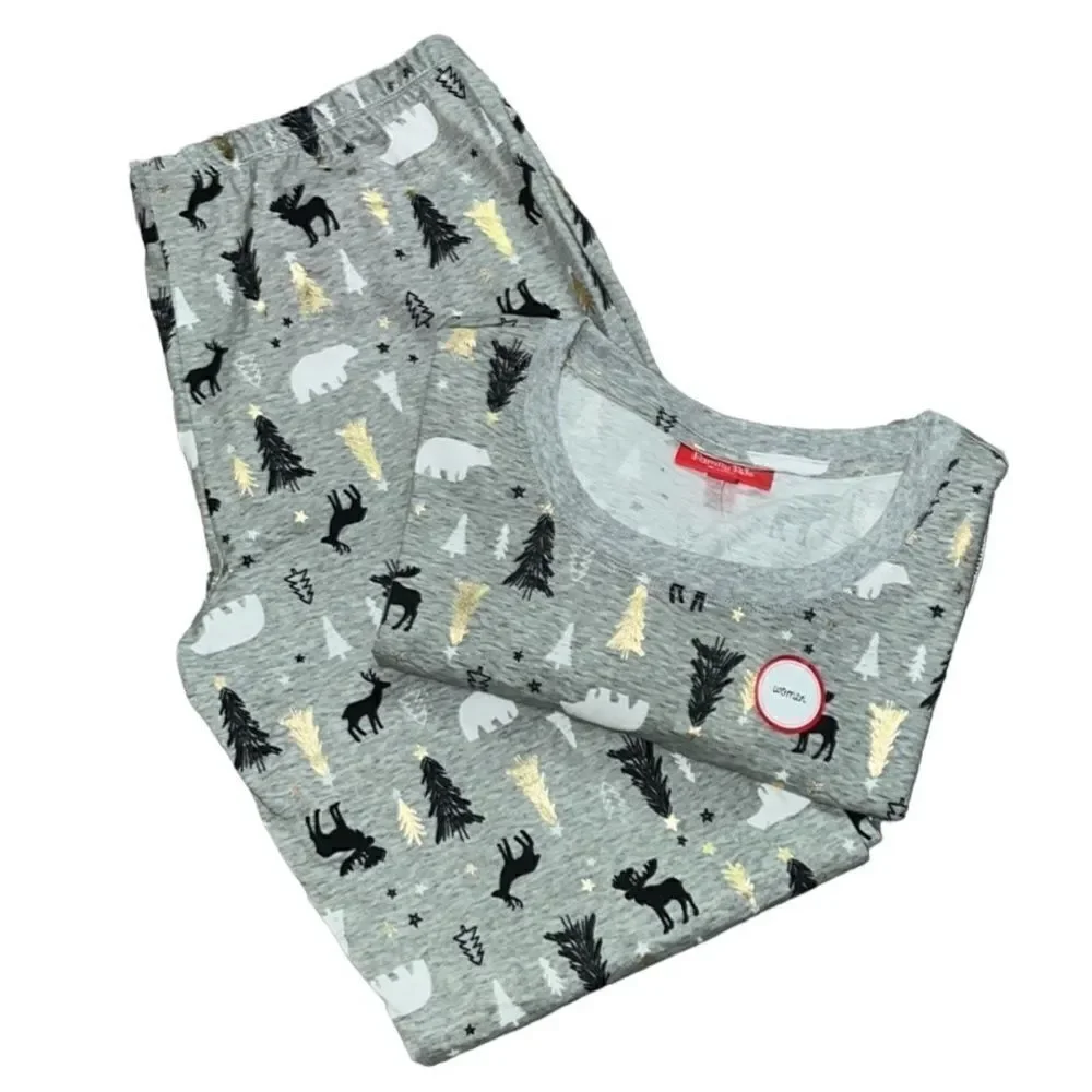 Family Pajamas Women’s 2-Pc Holiday Pajamas